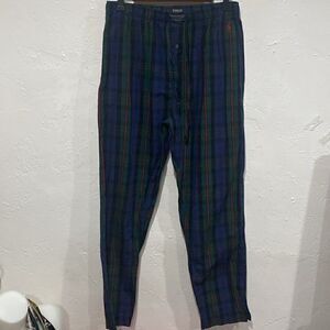 Polo Ralph Lauren Green Blue Red Pajama/Lounge Pants sz Large